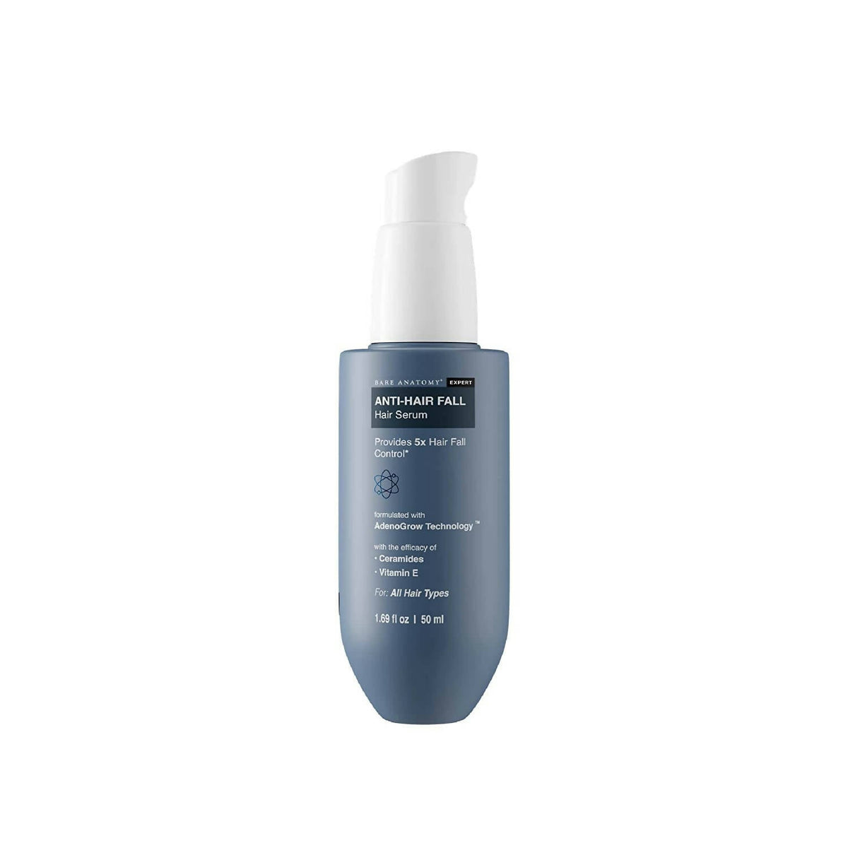 Bare Anatomy Expert Anti Hair Fall Serum with Ceramides & Vitamin E, 5X Hair Fall Control | Grocsy