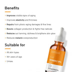 Dermatouch Vitamin C 10% Serum For Anti-aging & Radiant Skin | Grocsy