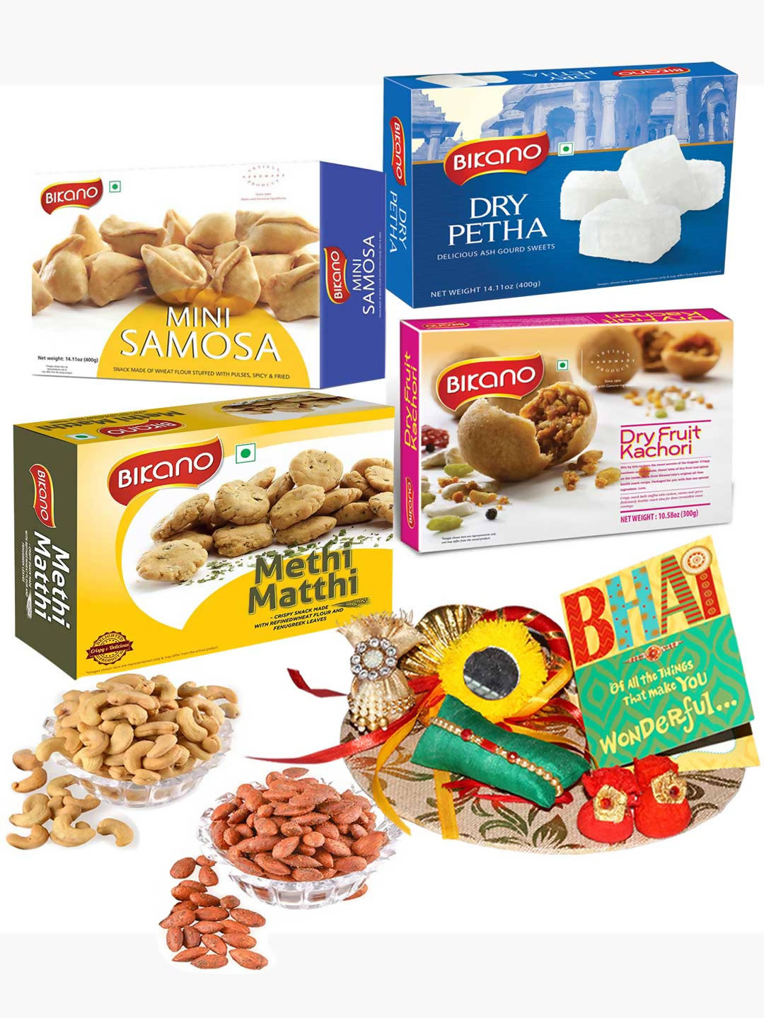 Bikano Snacks Magic with Dryfruits Rakhi Gifts | Grocsy