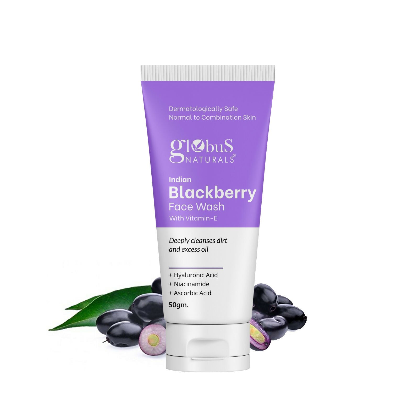 Globus Naturals Indian Blackberry Face Wash with Vitamin E | Grocsy