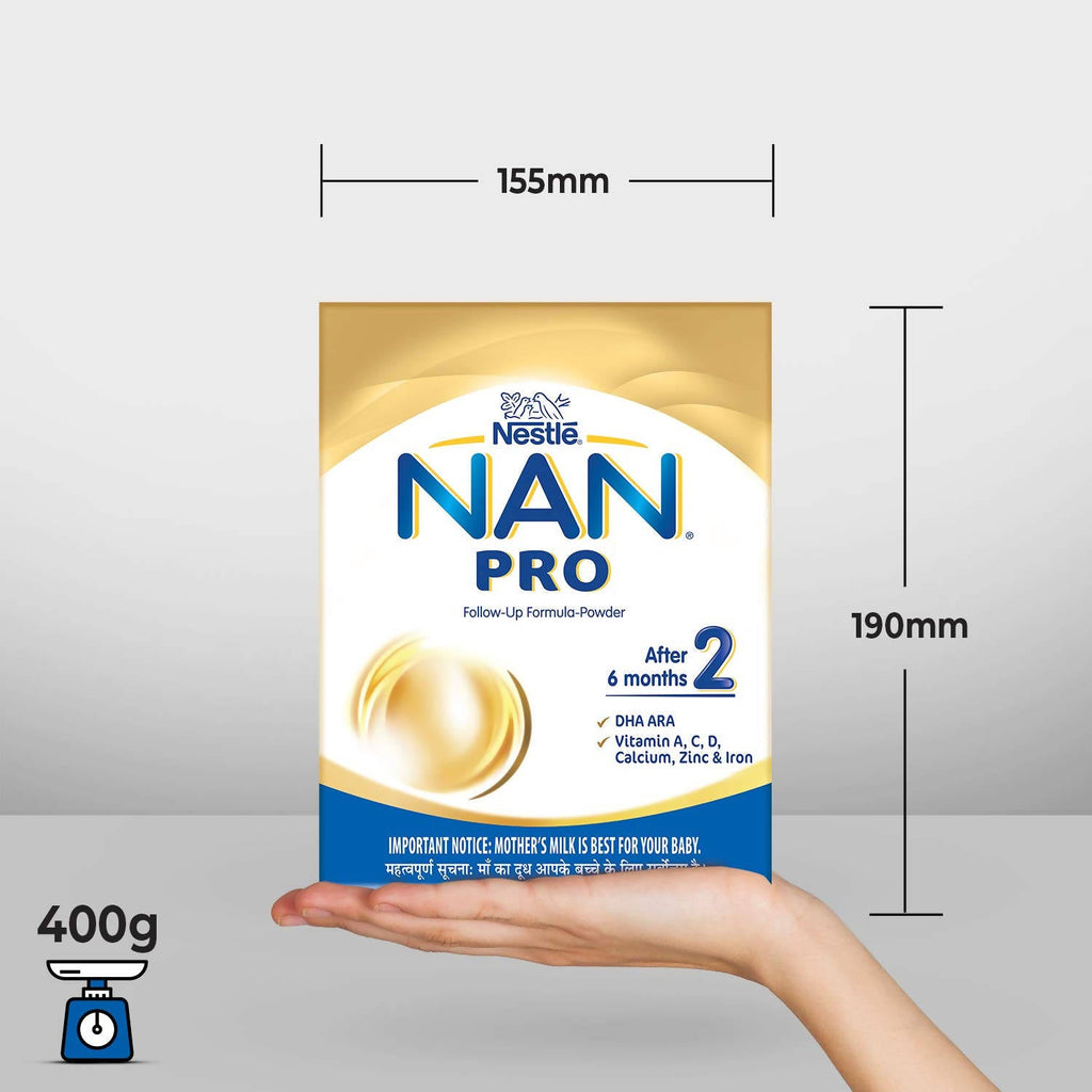 Nestle Nan Pro 2 Follow-Up Formula Powder After 6 Months Stage 2 For Infants | Grocsy