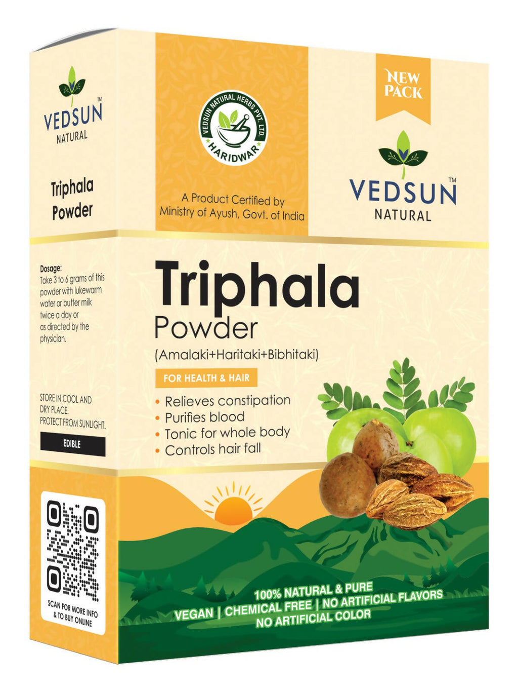Vedsun Naturals Triphala Powder | Grocsy