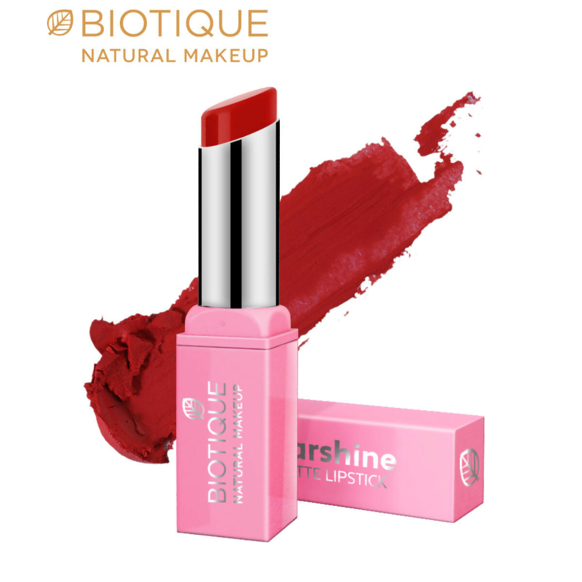 Biotique Starshine Matte Lipstick - Liberal Red | Grocsy