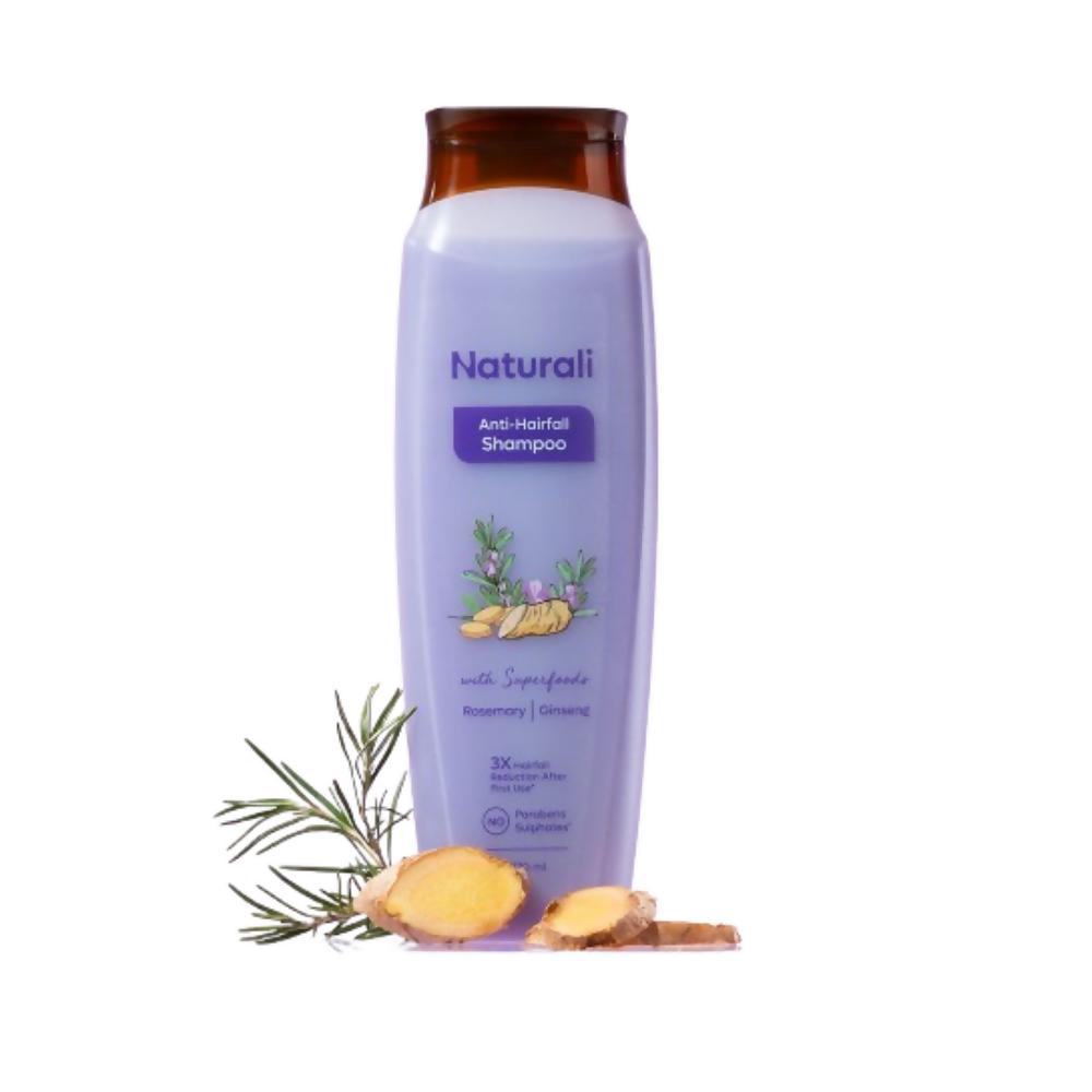 Naturali Anti-Hairfall Shampoo with Rosemary Oil & Ginseng Extract | Grocsy
