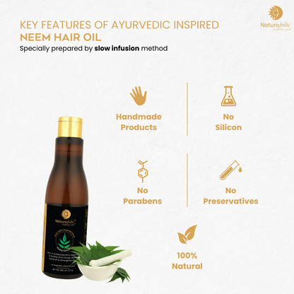 Prakruth Care Ayurvedic Inspired Neem Hair Oil | Grocsy