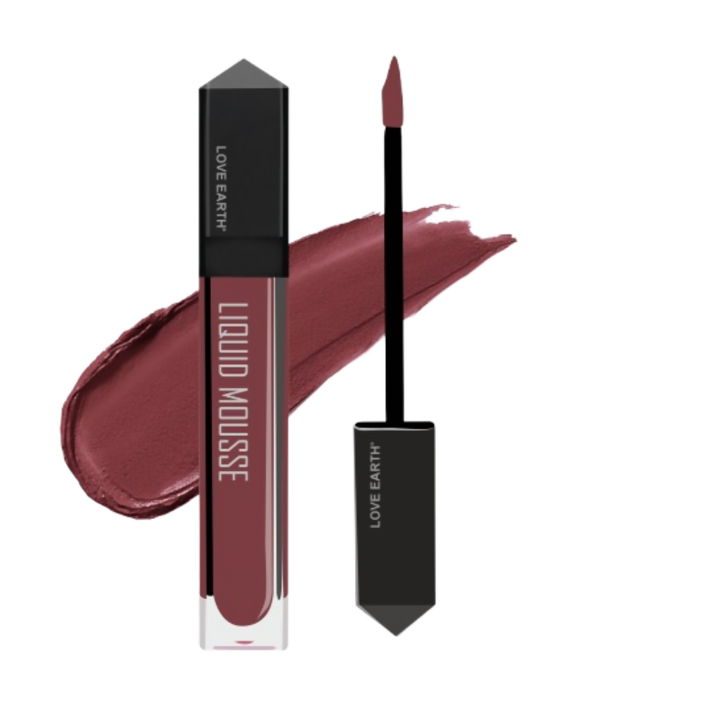 Love Earth Liquid Lipstick - Brown Bellini | Grocsy