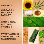 Light Up Superfood Brightening Green Juice Face Cleanser | Grocsy