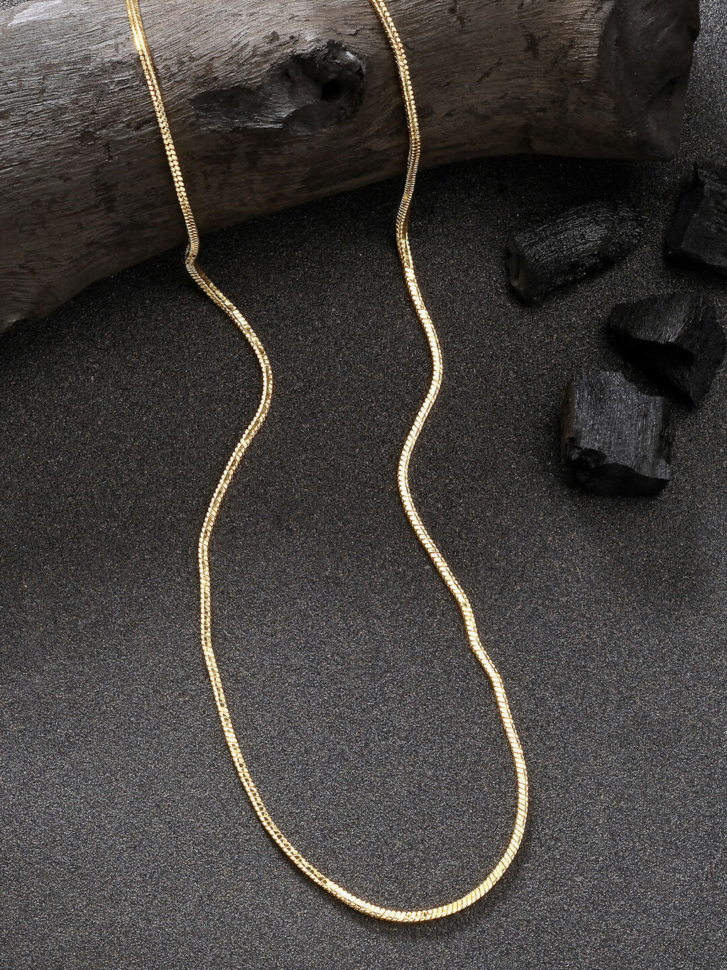 NVR Women's Set of 2 Silver & Gold Rhodium-Plated Minimal Chain | Grocsy