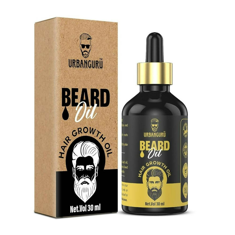 Urbanguru Men's Beard & Hair Growth Oil | Grocsy