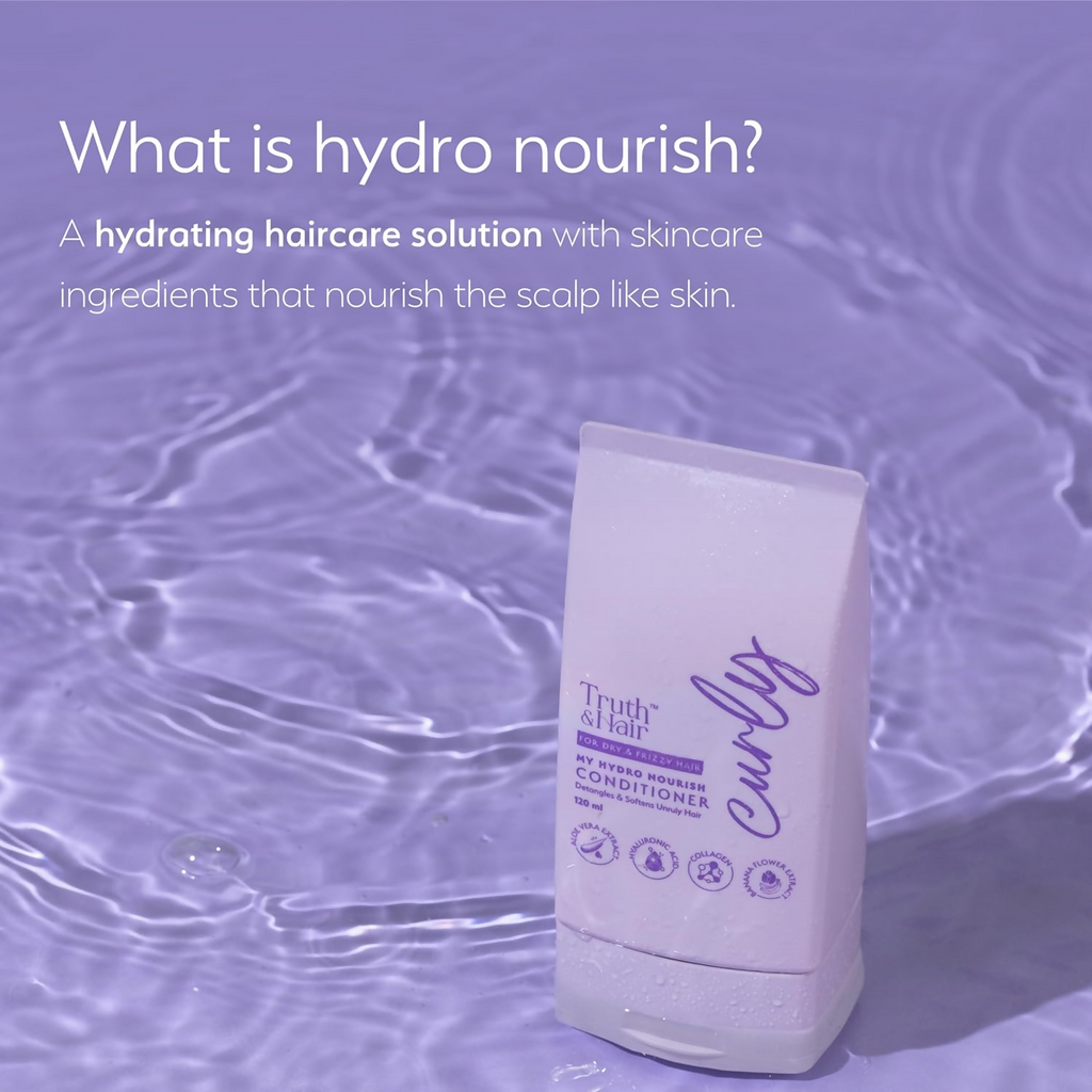 Truth & Hair Hydro Nourish Conditioner For Curly Hair | Grocsy