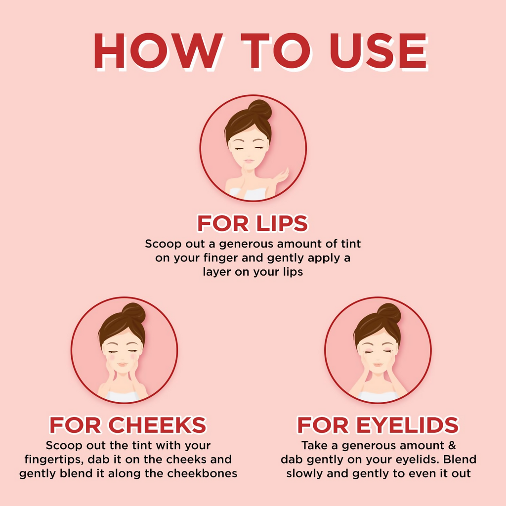Enn Beauty Pout Lip, Cheek Tint With SPF 10 With Jojoba & Avocado Oil - Retro Red | Grocsy