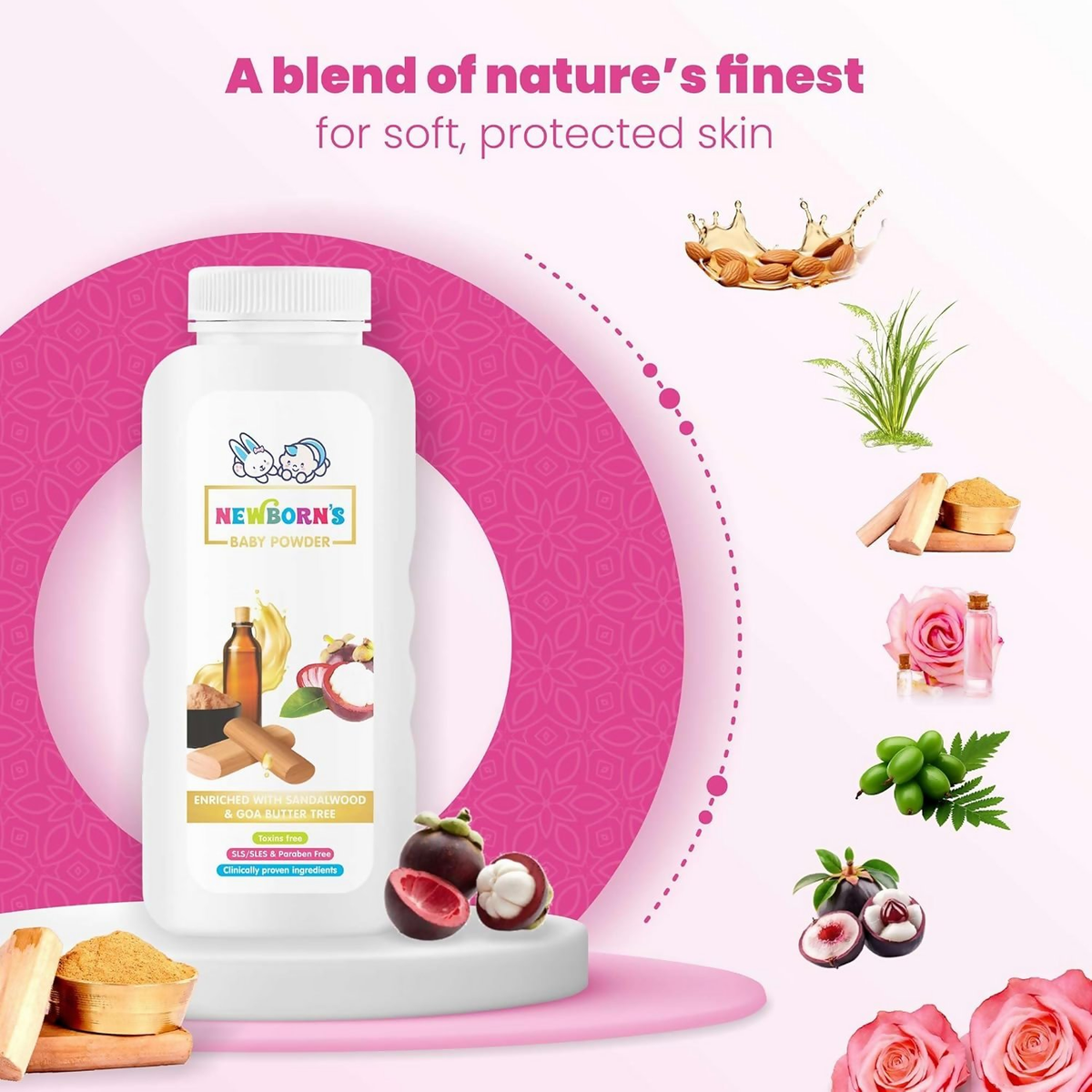 Newborn's Natural Baby Powder | Grocsy