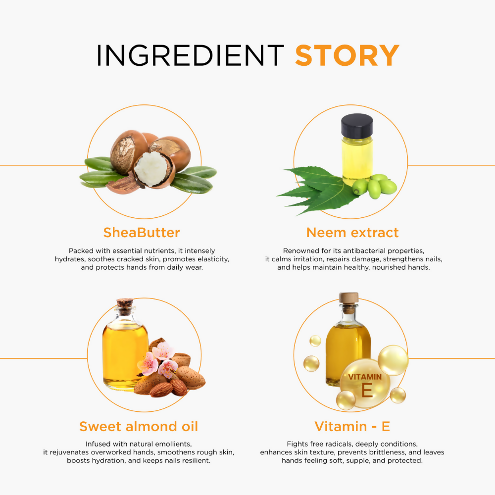 Oshea Herbals Almond Milk & Honey Hand & Nail Cream | Grocsy