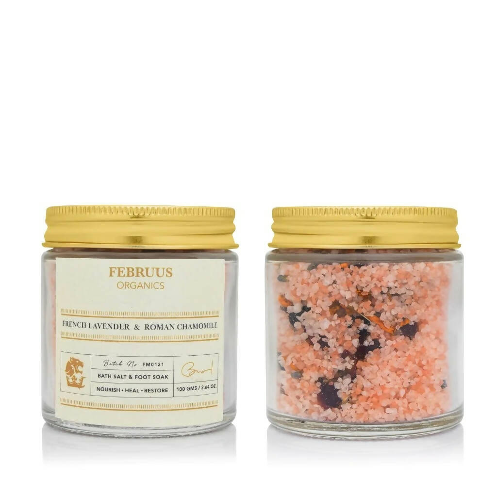 Februus Organics French Lavender & Roman Chamomile Bath Salt | Grocsy