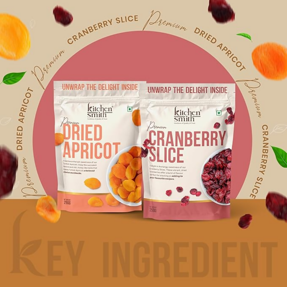 Kitchen Smith Premium Dried Apricot & Cranberry | Grocsy