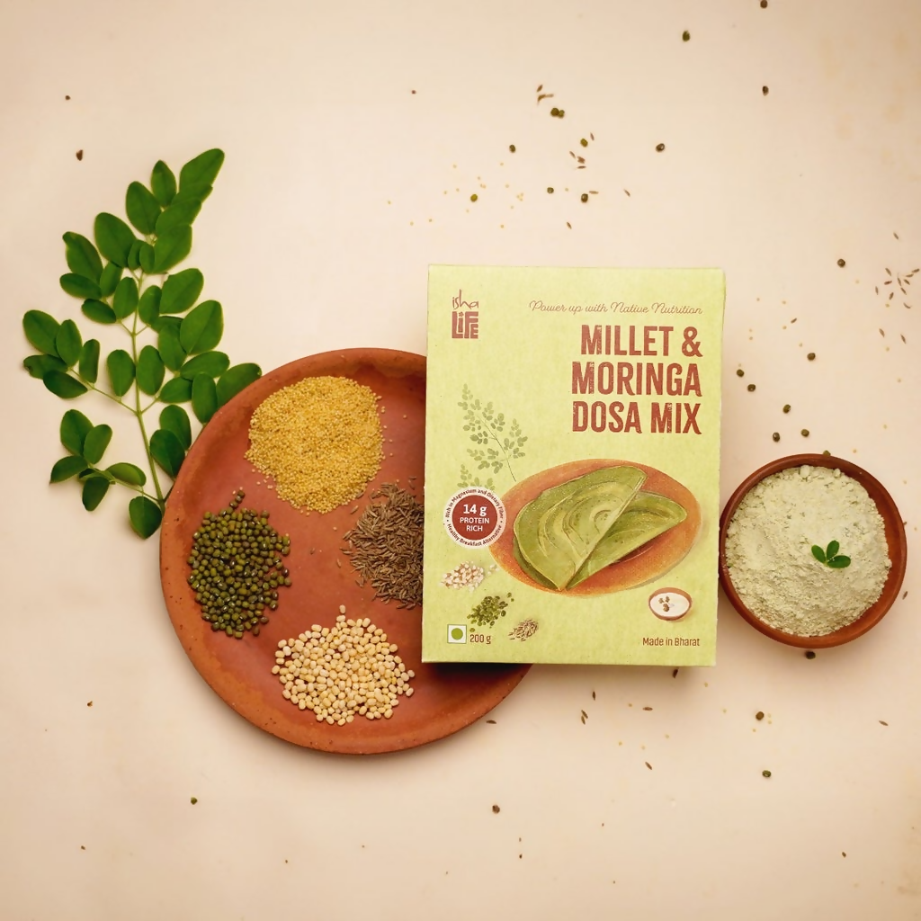 Isha Life Millet and Moringa Dosa Mix | Grocsy