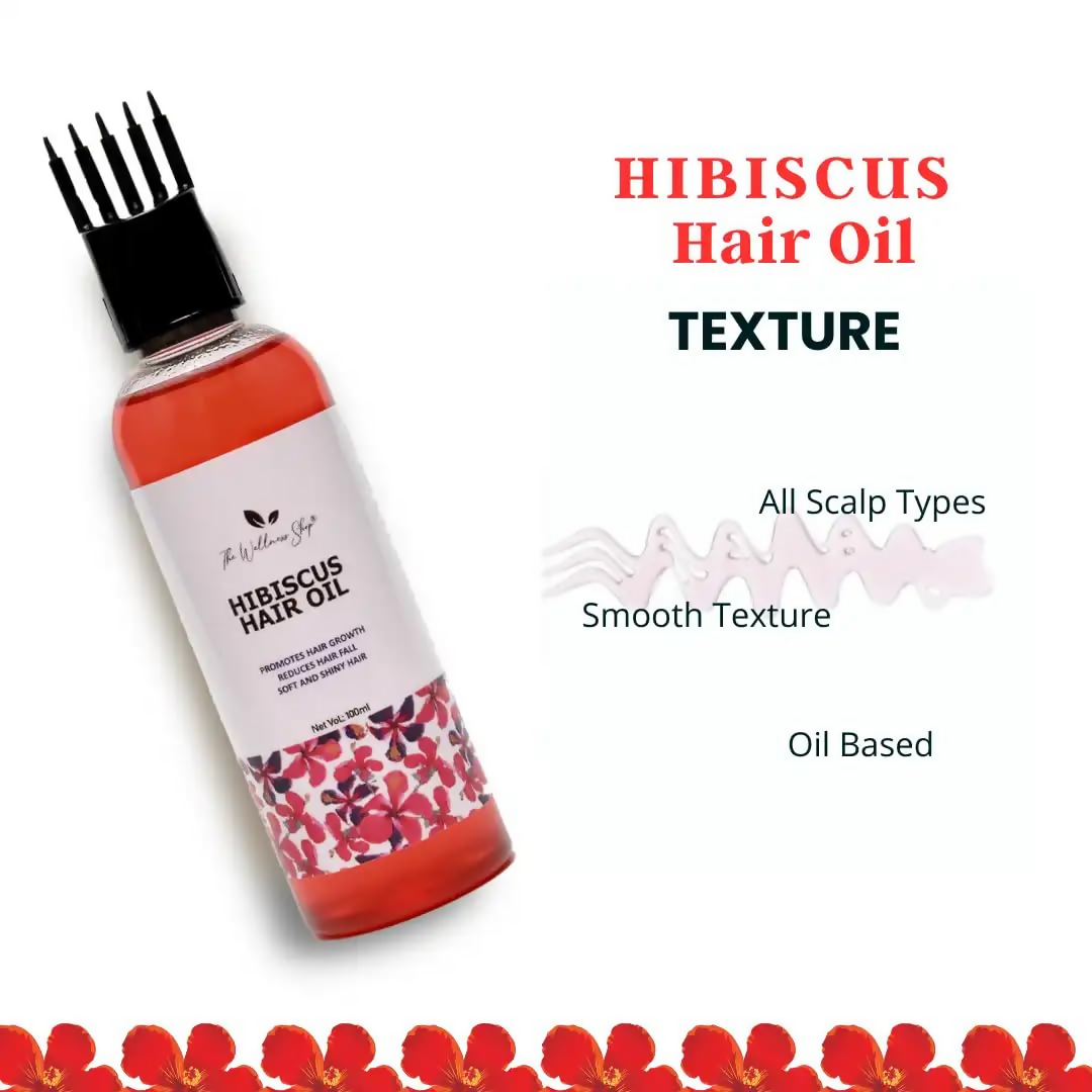 The Wellness Shop Hibiscus Hair Oil | Grocsy