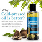 Ustraa Moringa and Curry Leaves Ayurvedic Cold Pressed Oil | Grocsy