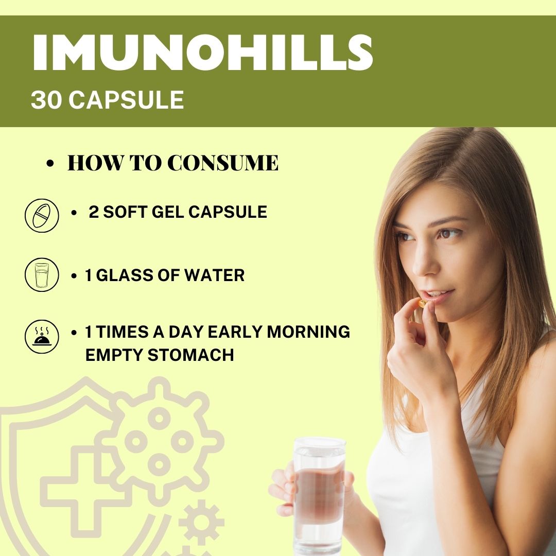 Herbal Hills Ayurveda Imunohills Capsules | Grocsy