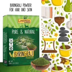 Luxura Sciences Natural Bhringraj Powder for hair growth and conditioning | Grocsy