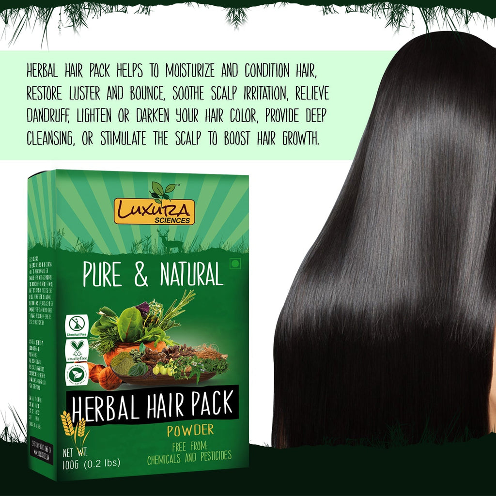 Luxura Sciences Natural Hair Pack For Dry Hair | Grocsy