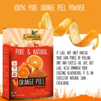 Luxura Sciences Pure Vitamin C Orange Peel Powder For Skin Whitening | Grocsy