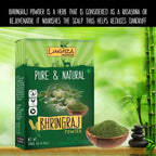 Luxura Sciences Natural Bhringraj Powder for hair growth and conditioning | Grocsy