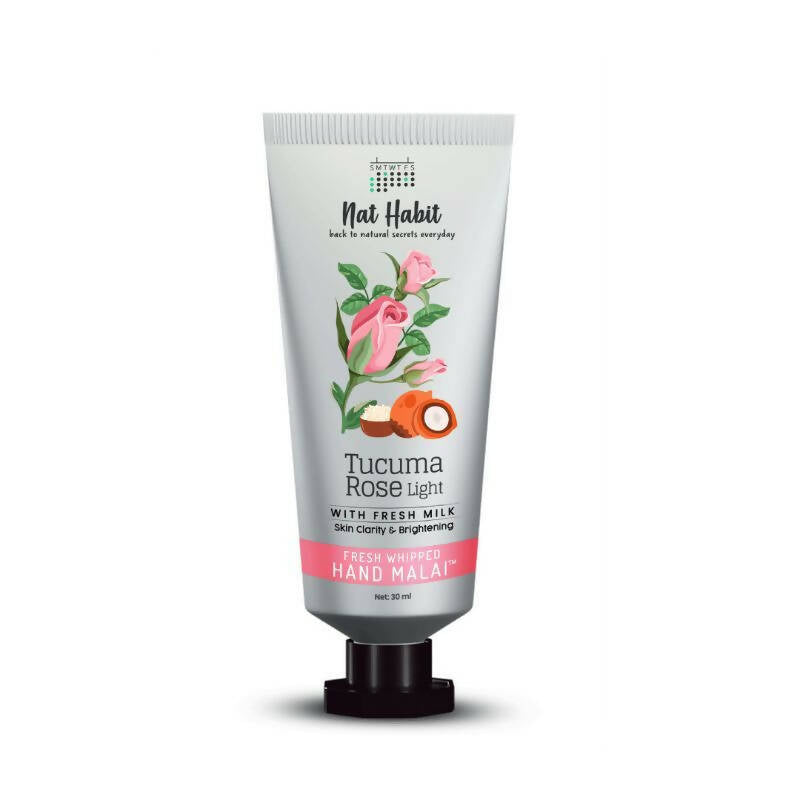Nat Habit Tucuma Rose Light Hand Malai Cream | Grocsy