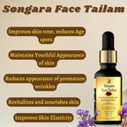 Songara Face Serum - Enriched With Kumkumadi Tailam | Grocsy