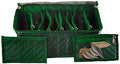 Asmaani Satin 10 Green Pocket Jewellery Organizer | Grocsy