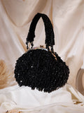 New Stylish Partywear BlackCrystal Potli Bag for Womens by House of Ree - Swadesiicart