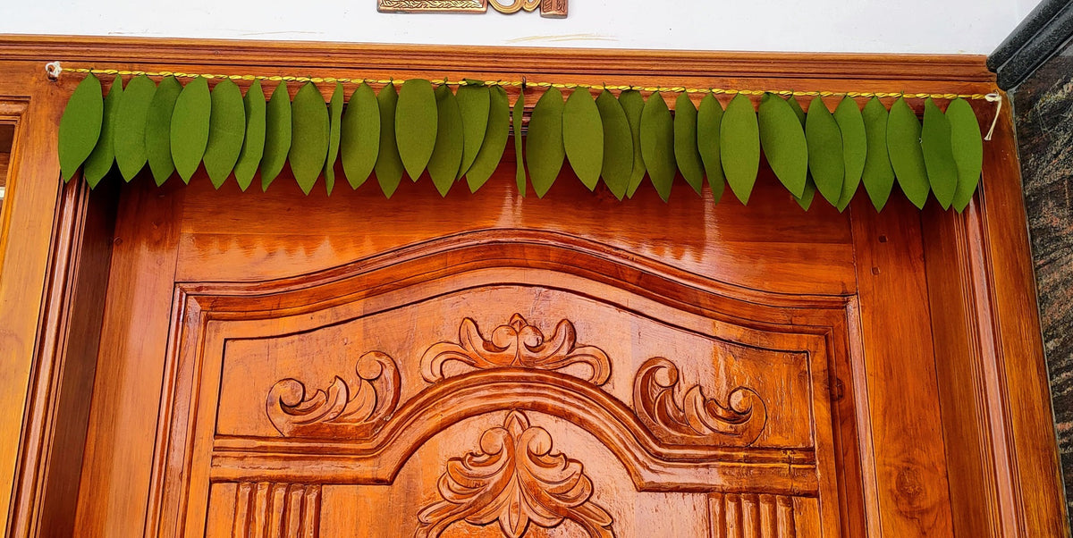 Fabric Leaf Toran | Grocsy
