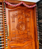Multicolor Fabric Toran With Side Garlands | Grocsy