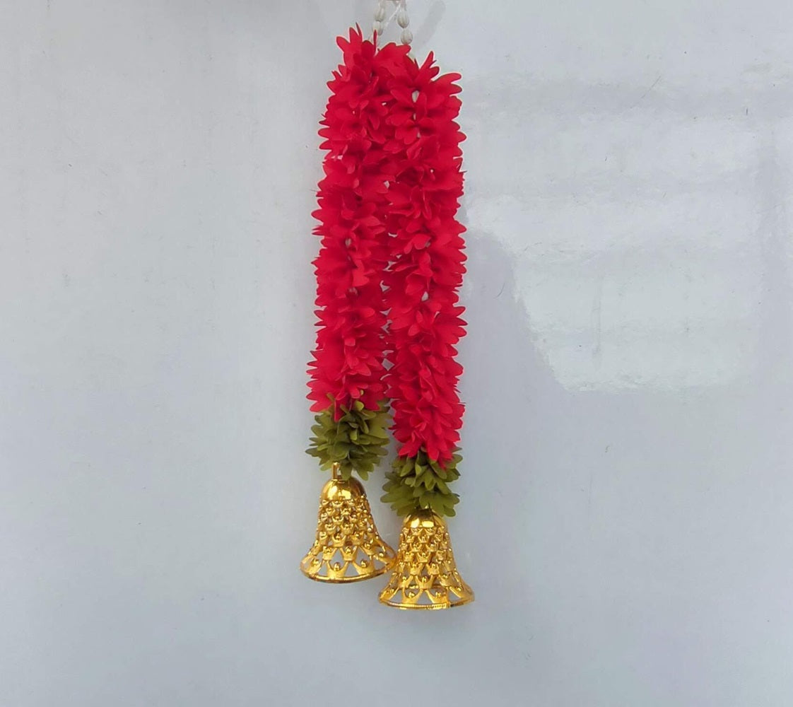 Red Fabric Hangings | Grocsy