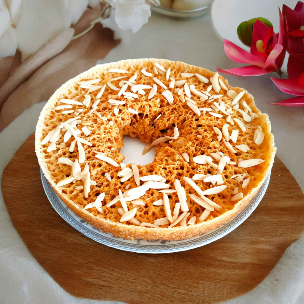 SweeDesi Special Paneer Ghewar-1Pc | Grocsy