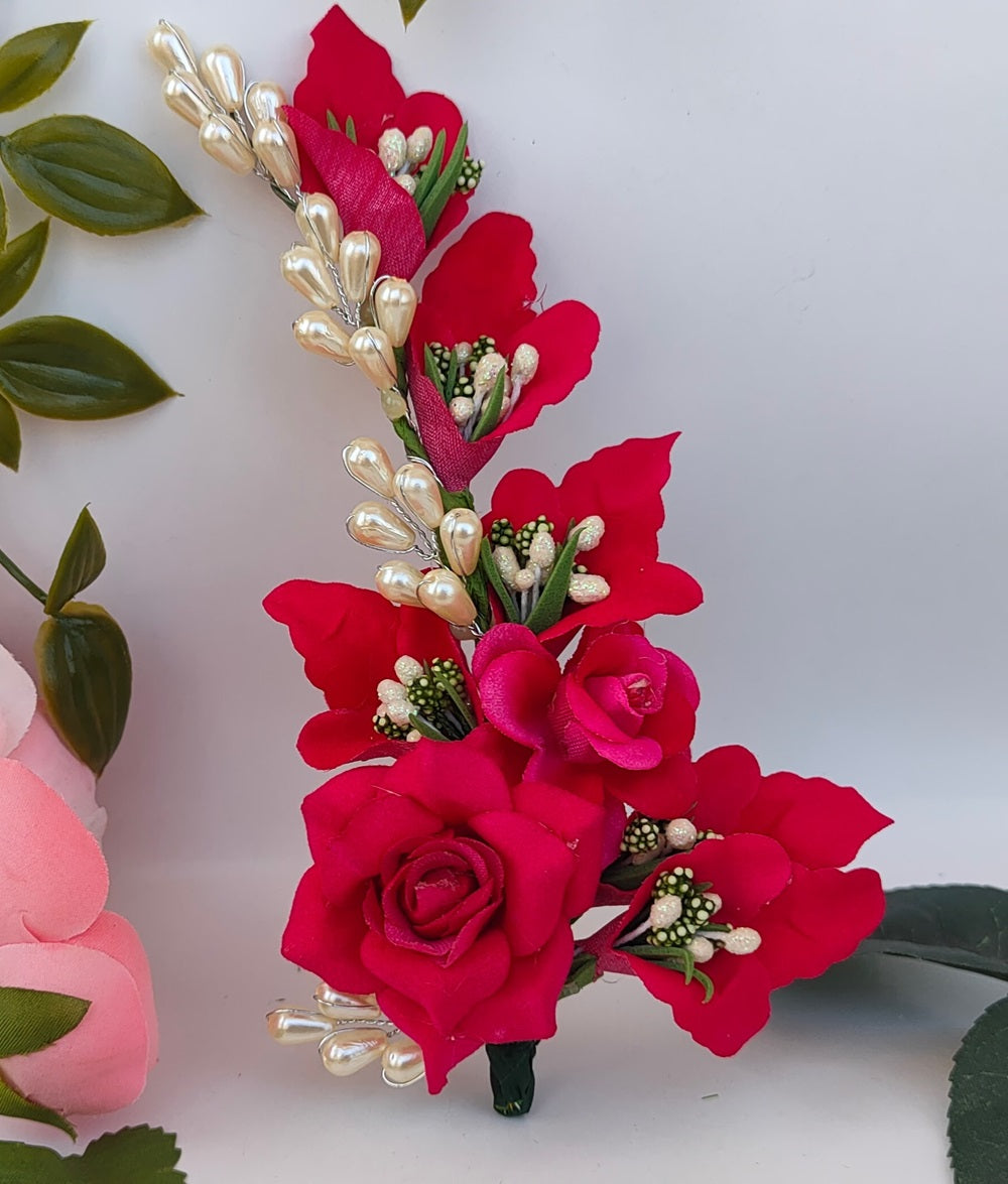 Pink Flower Brooch | Grocsy