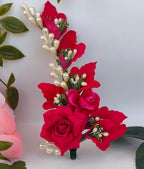 Pink Flower Brooch | Grocsy