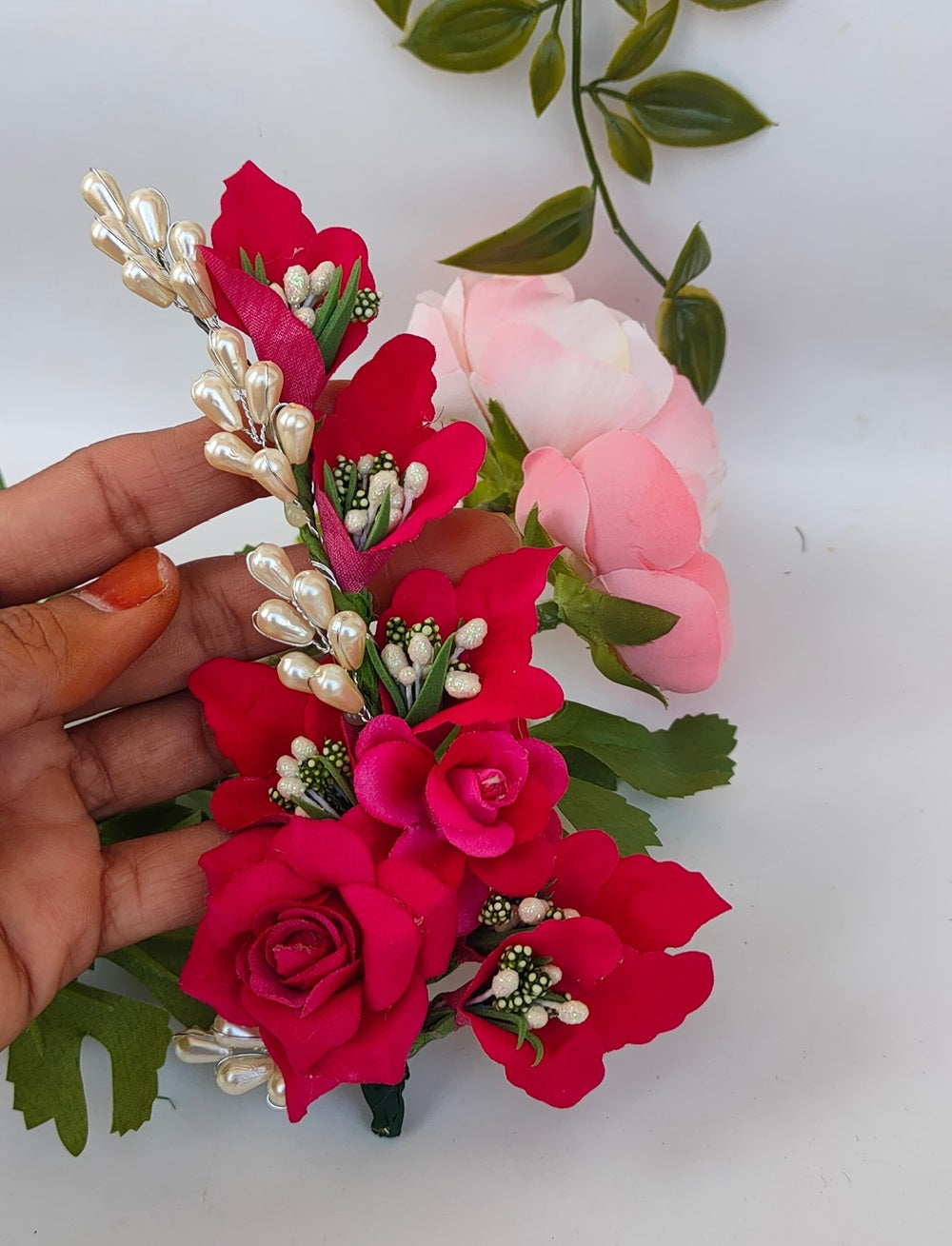 Pink Flower Brooch | Grocsy