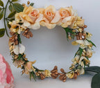 Gold Bridal Flower Hair Gajra | Grocsy
