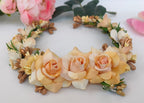 Gold Bridal Flower Hair Gajra | Grocsy