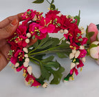 Pink Bridal Hair Gajra | Grocsy
