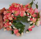 Peach Bridal Hair Gajra | Grocsy