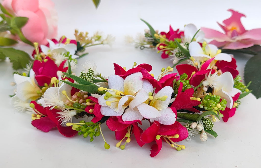 Pink Bridal Hair Accessories | Grocsy