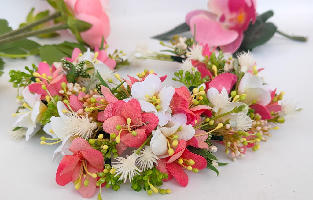 Peach Bridal Hair Accessories | Grocsy