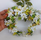 White Bridal Hair Accessories | Grocsy