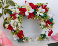 Red Bridal Hair Accessories | Grocsy