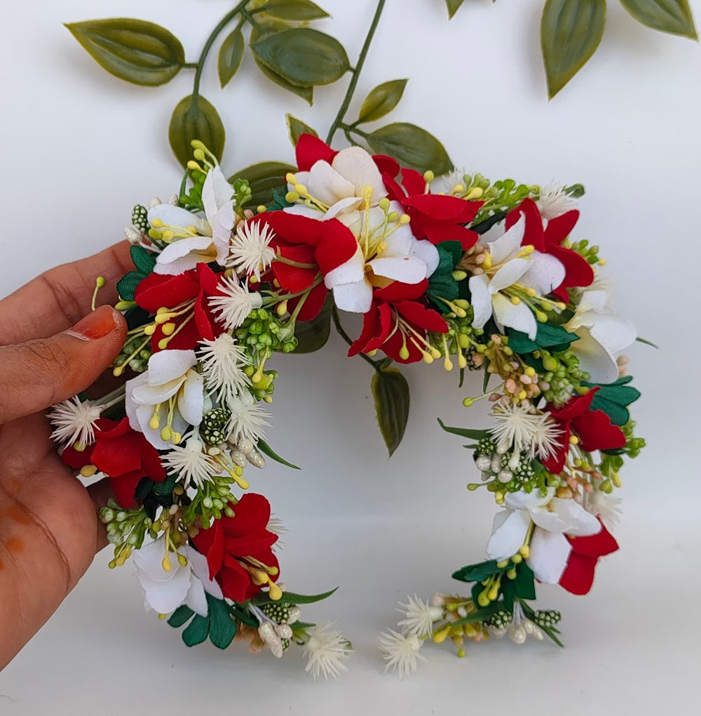 Red Bridal Hair Accessories | Grocsy