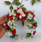 Red Bridal Hair Accessories | Grocsy