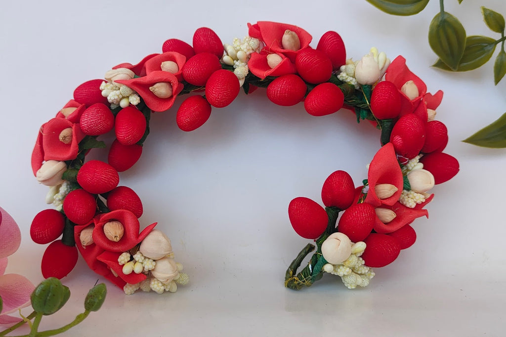Orange Flower Gajra | Grocsy