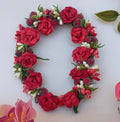 Red Rose Flower Gajra | Grocsy